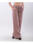 Pantalone Lino a Palazzo con Nastro
