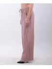 Pantalone Lino a Palazzo con Nastro