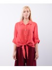 Camicia Lino Classica con Nodo