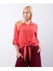 Camicia Lino Classica con Nodo