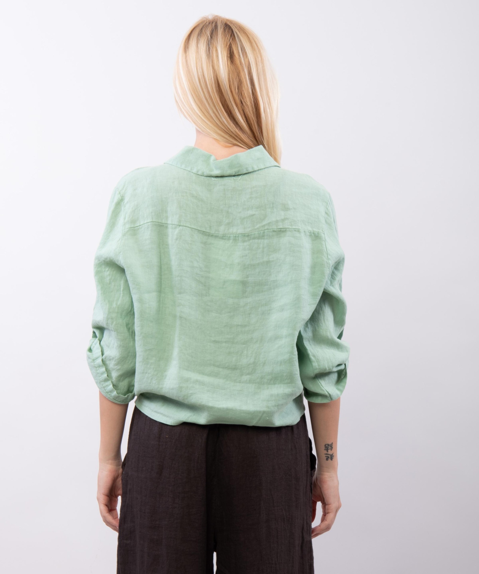 Camicia Lino Classica con Nodo