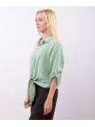 Camicia Lino Classica con Nodo