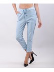 Pantaloni elasticizzati a righe