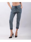 Pantaloni elasticizzati a righe