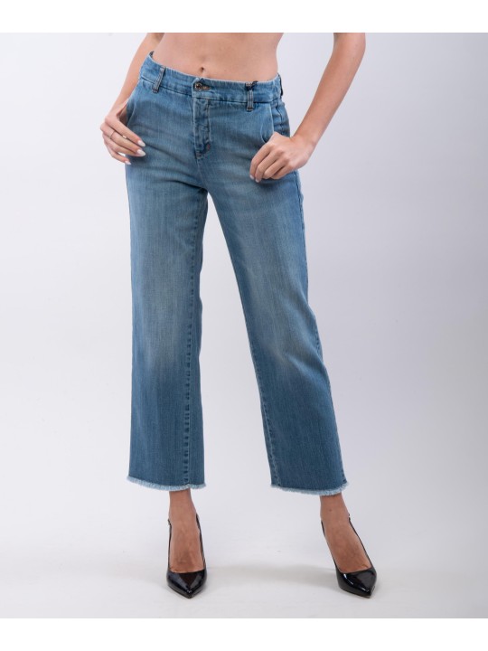 jeans con frange