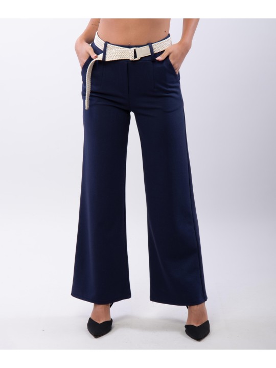 Pantaloni palazzo a costine