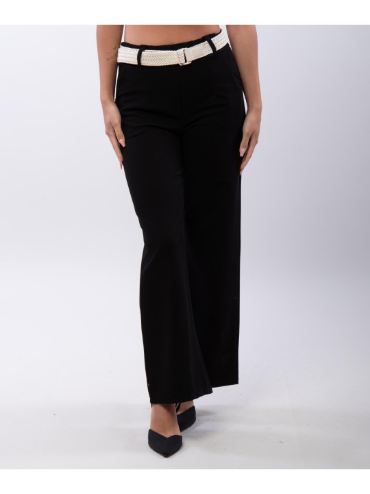 Pantaloni palazzo a costine
