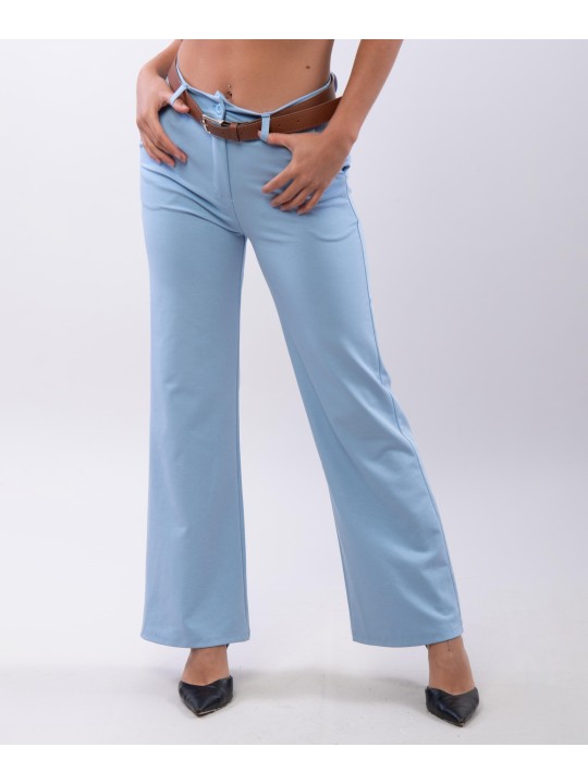 Pantalone a Palazzo con Cintura