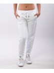 Jogger con nastro di raso laterale