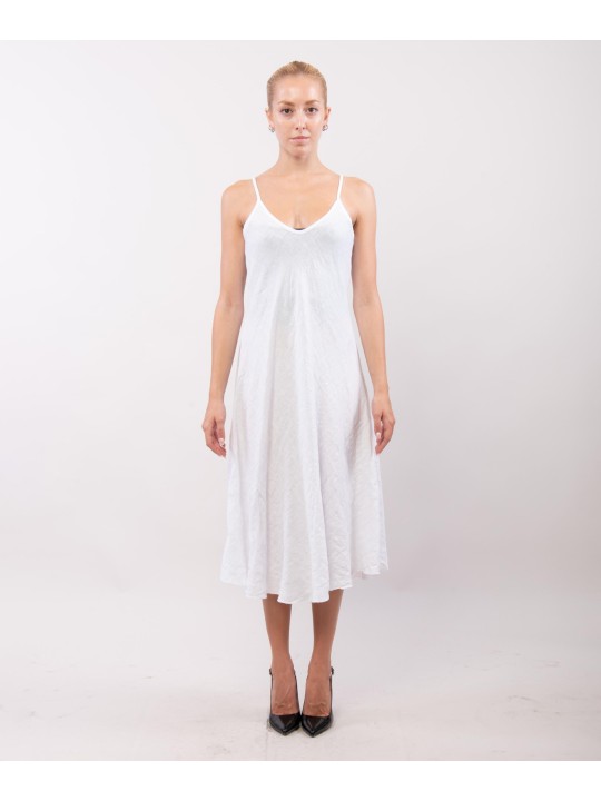 Abito Maxi a Bretelle Scollo V