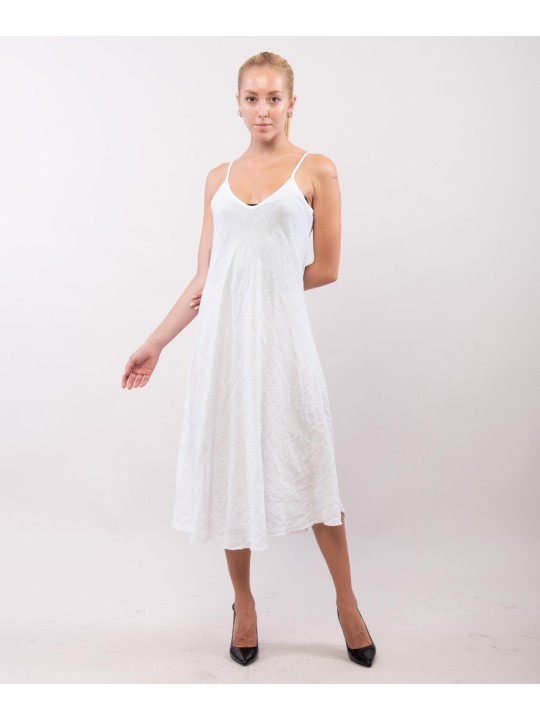 Abito Maxi a Bretelle Scollo V