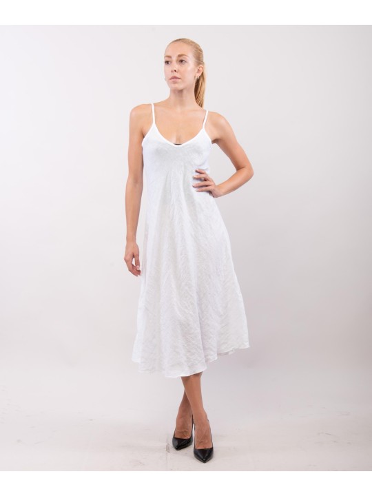 Abito Maxi a Bretelle Scollo V