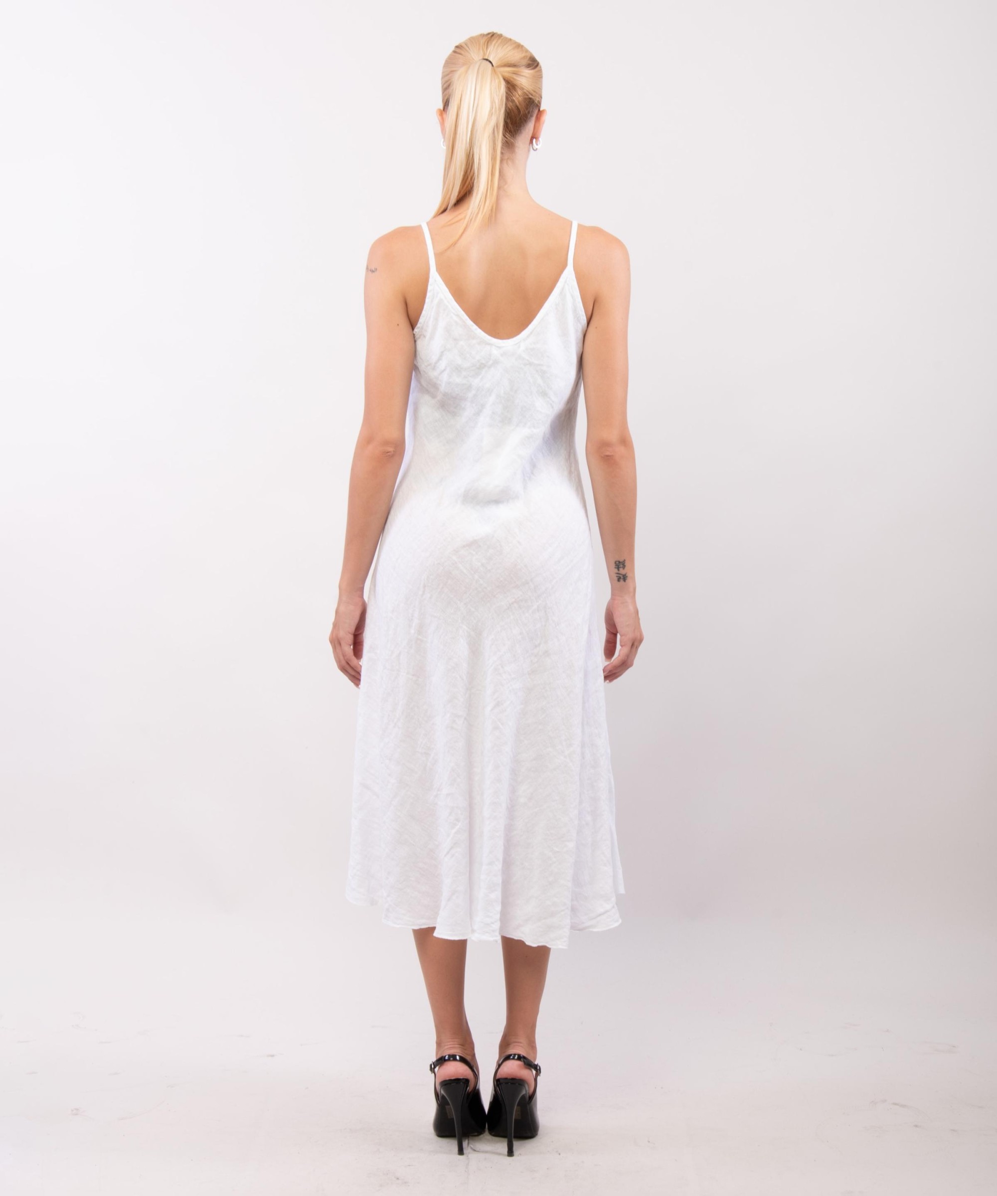 Abito Maxi a Bretelle Scollo V