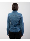 Camicia di jeans scura