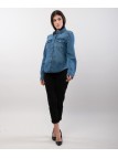 Camicia di jeans scura