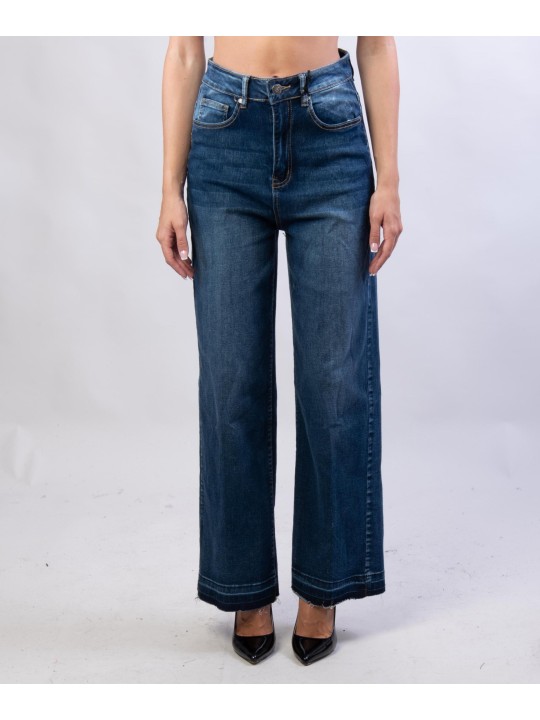 Pantaloni Jeans a Palazzo
