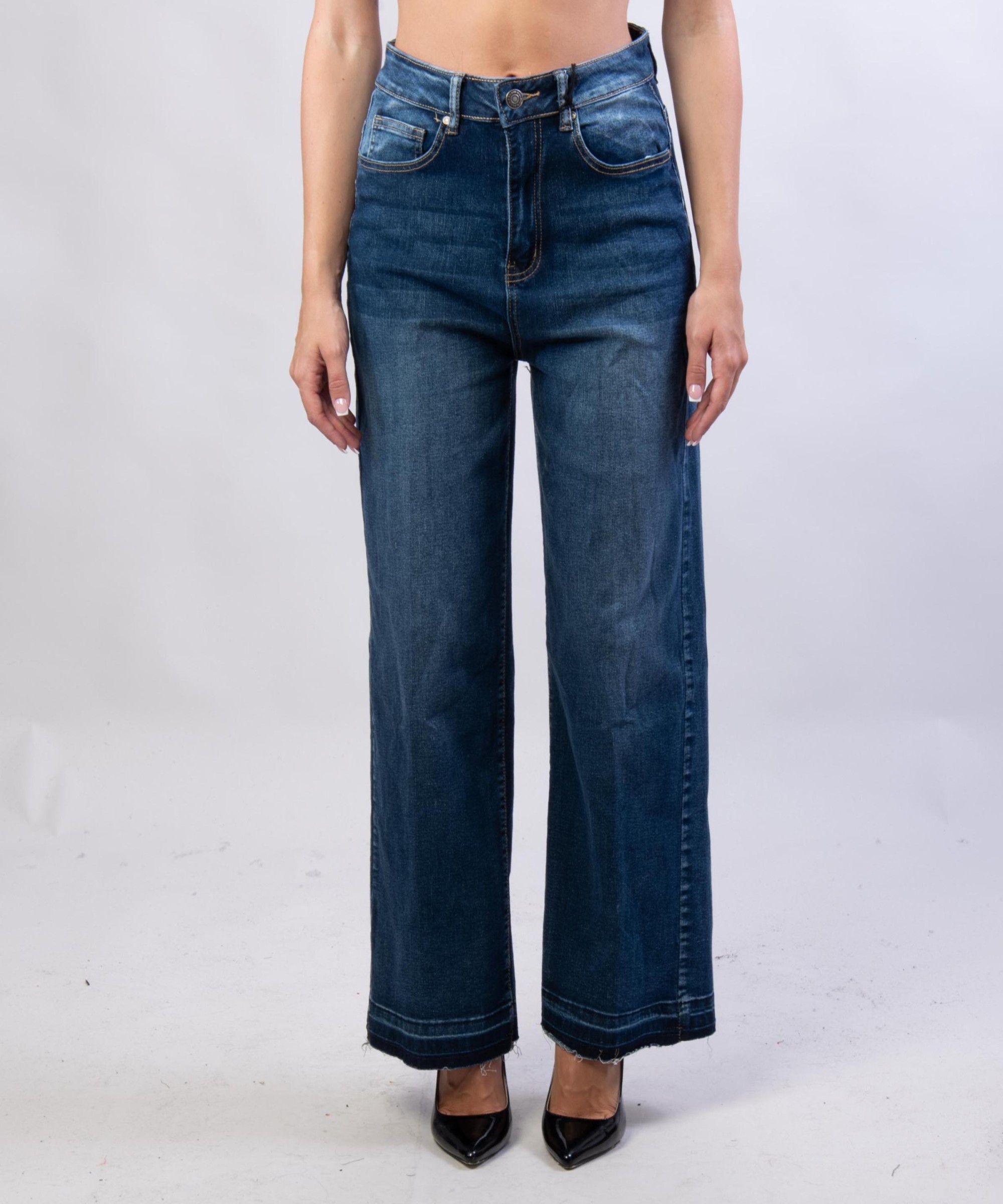 Pantaloni Jeans a Palazzo