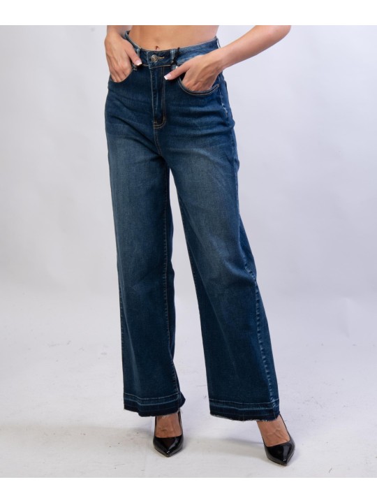 Pantaloni Jeans a Palazzo