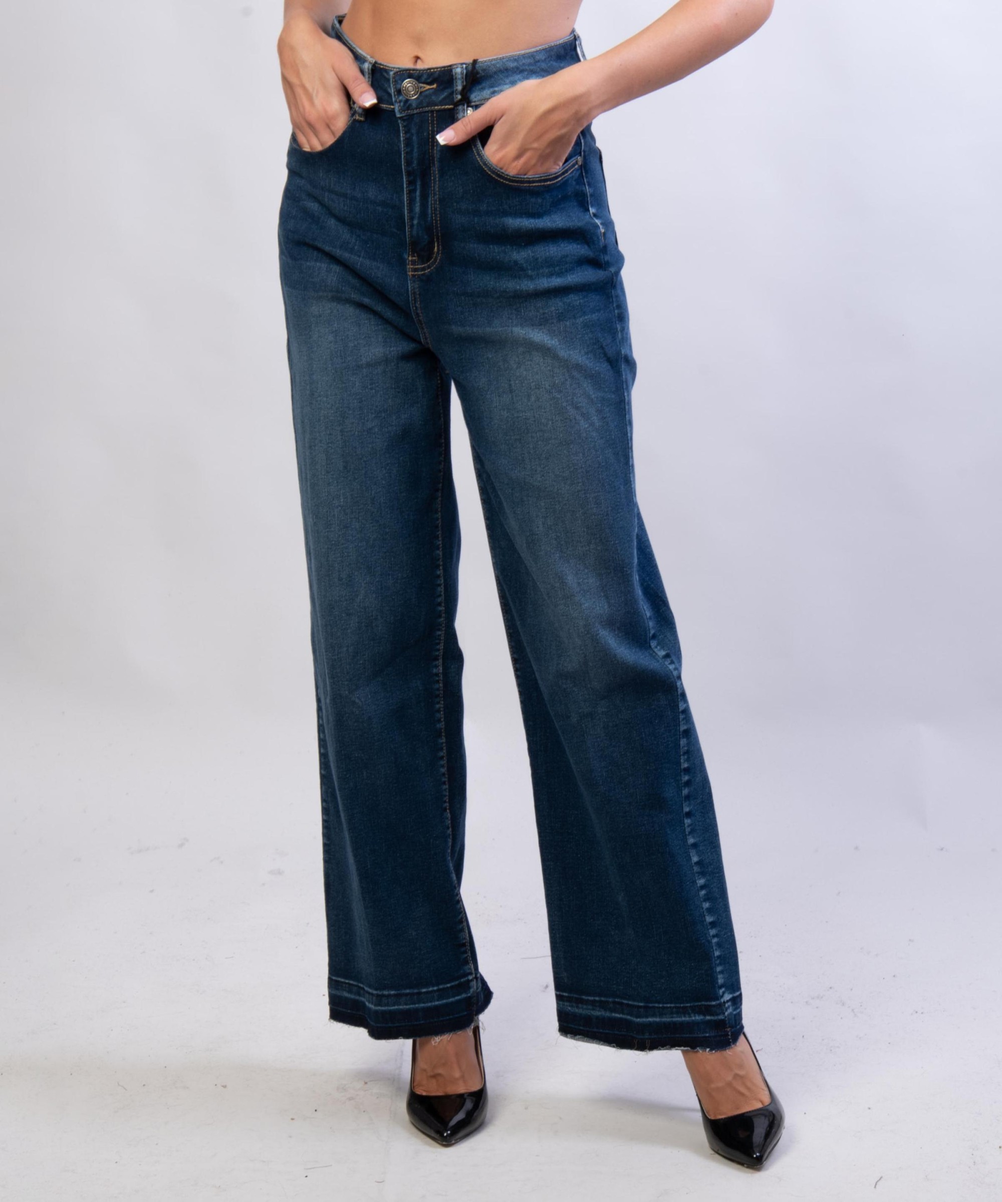 Pantaloni Jeans a Palazzo