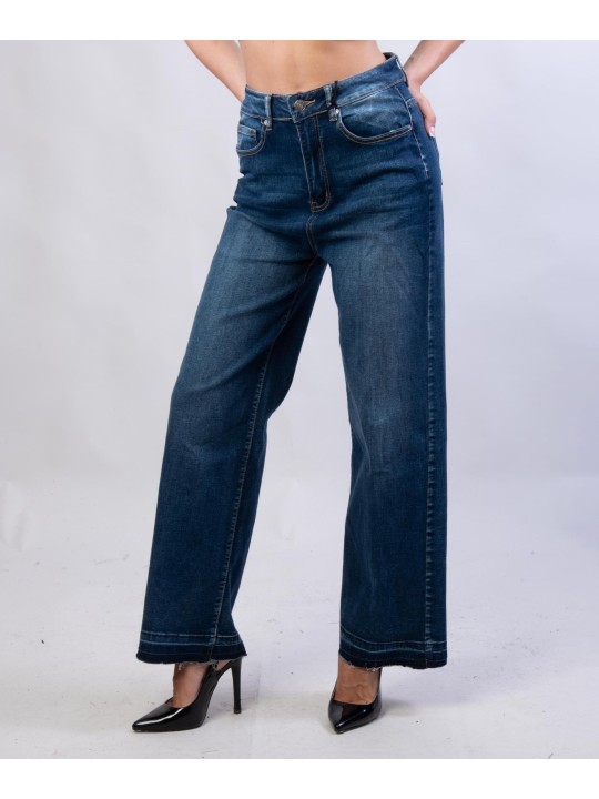 Pantaloni Jeans a Palazzo