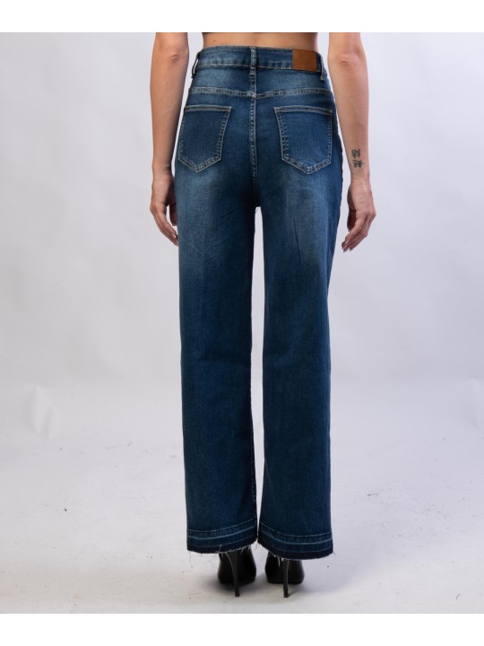 Pantaloni Jeans a Palazzo
