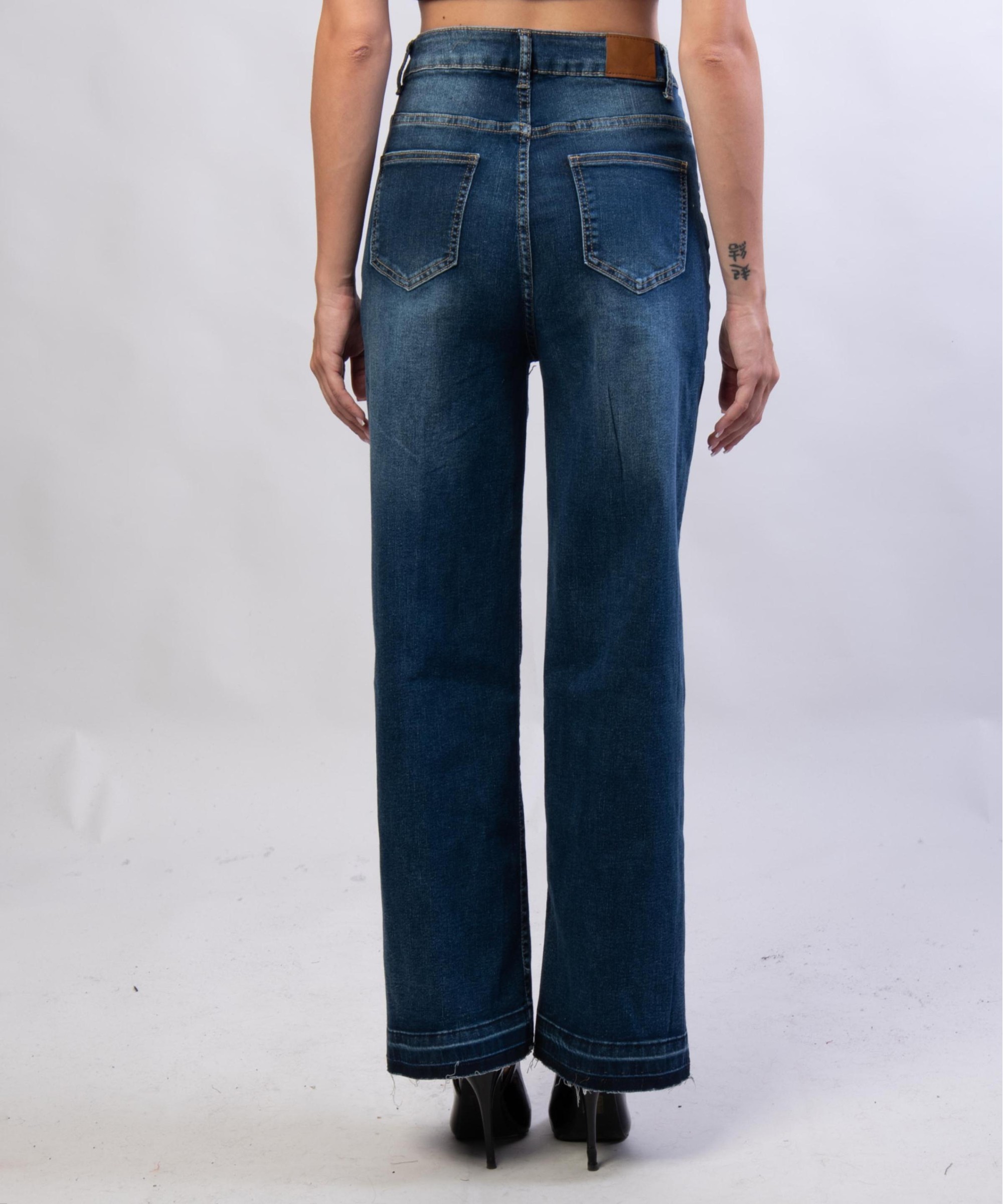 Pantaloni Jeans a Palazzo