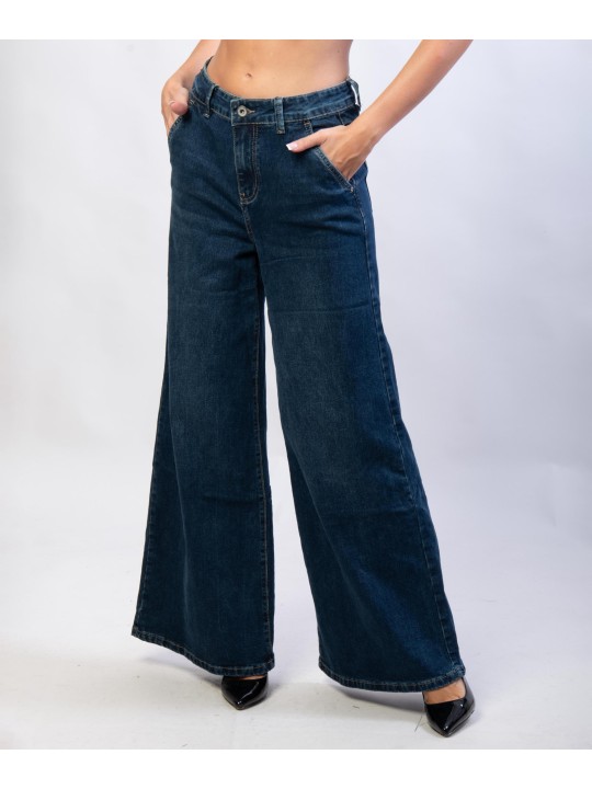 Pantaloni Jeans a Palazzo
