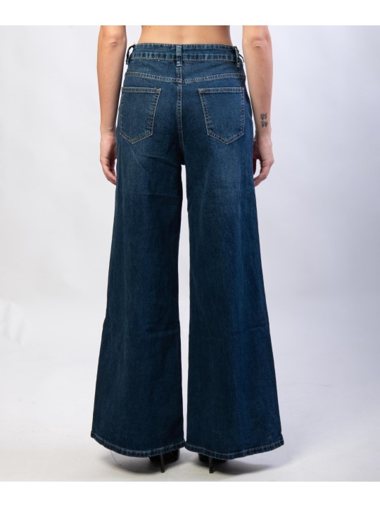 Pantaloni Jeans a Palazzo