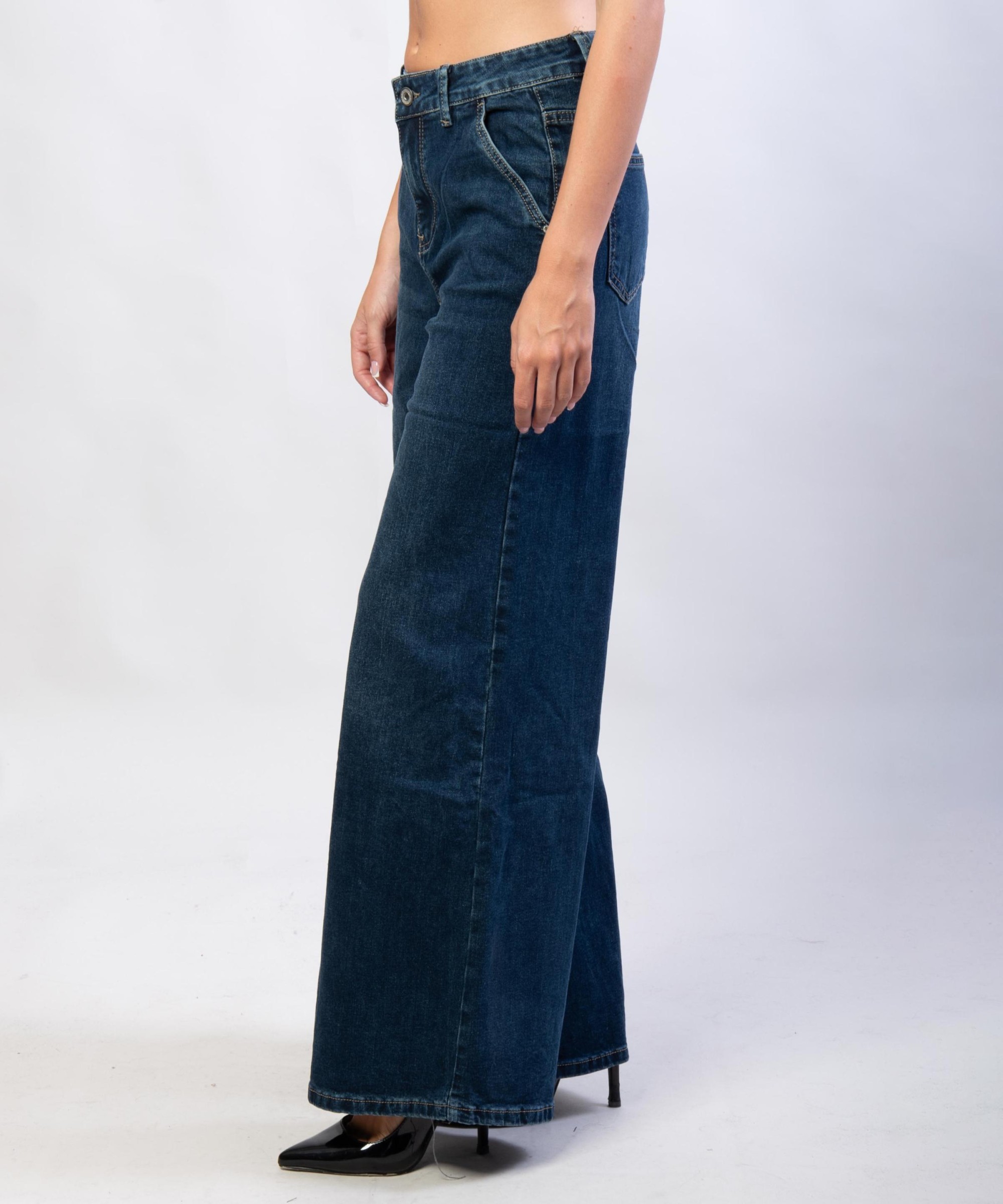 Pantaloni Jeans a Palazzo