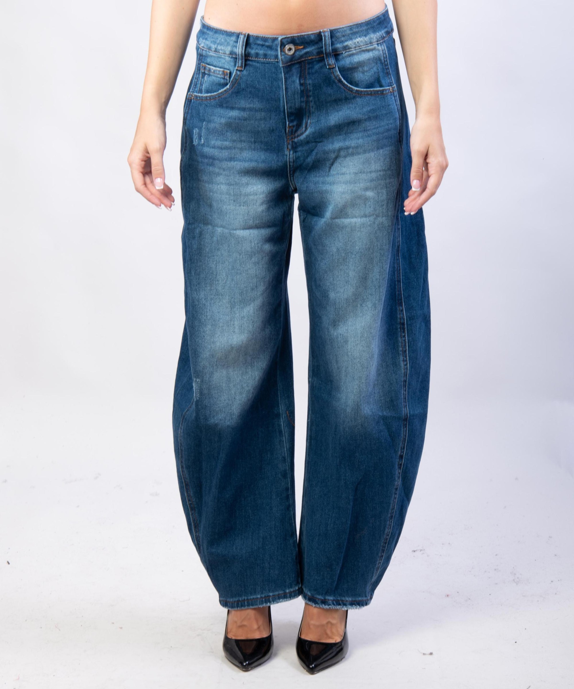 Pantaloni Jeans a Palloncino