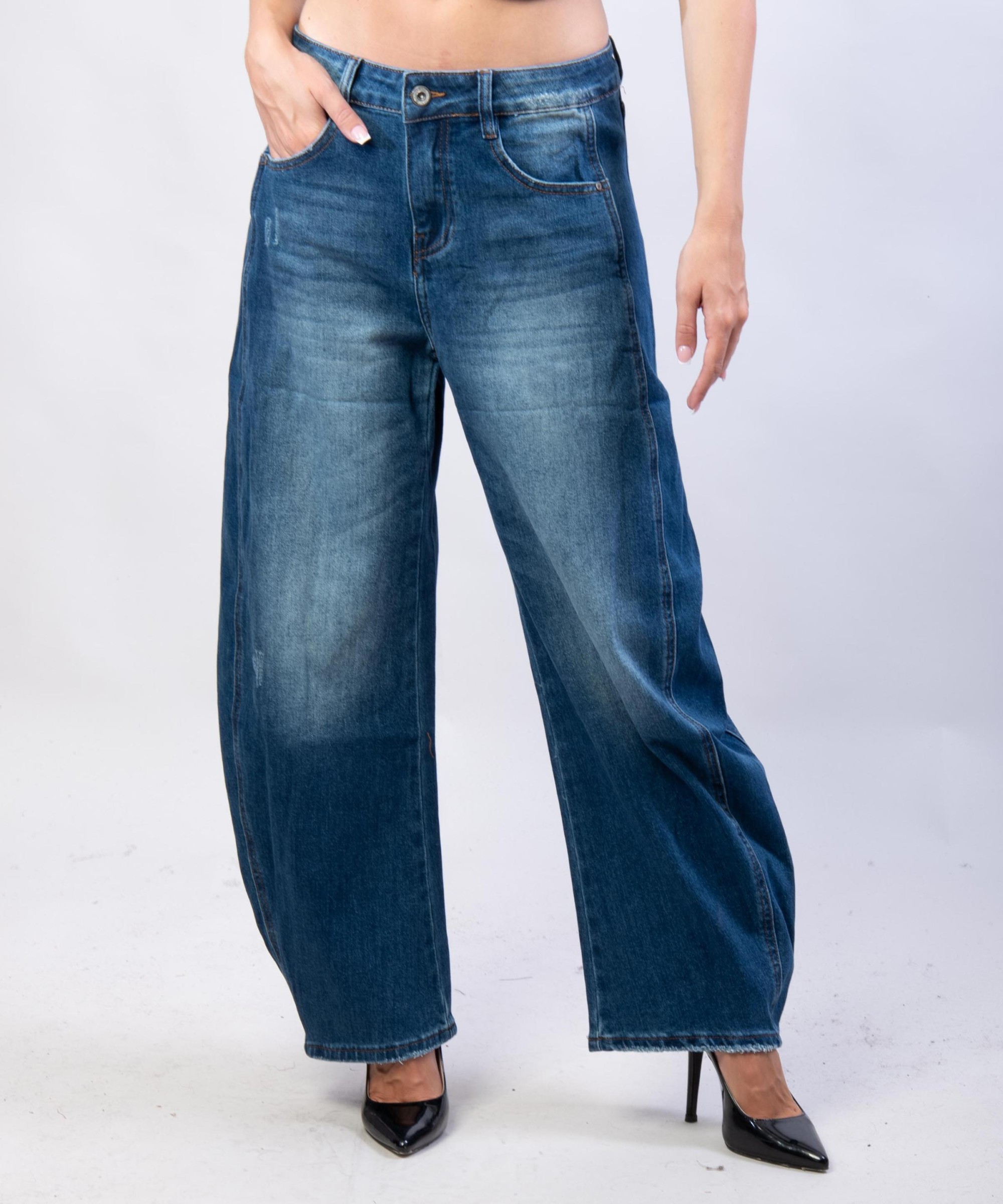 Pantaloni Jeans a Palloncino