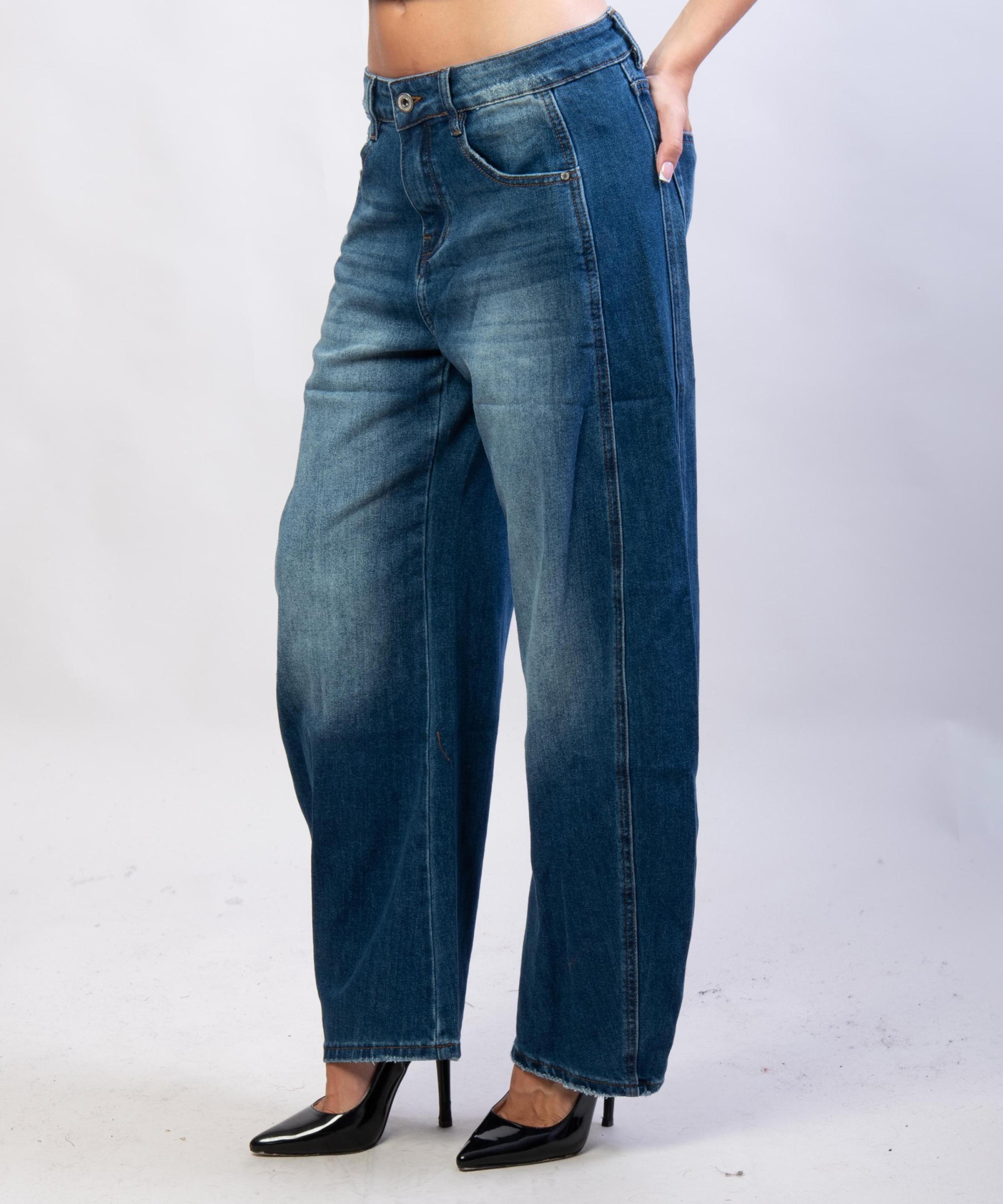 Pantaloni Jeans a Palloncino
