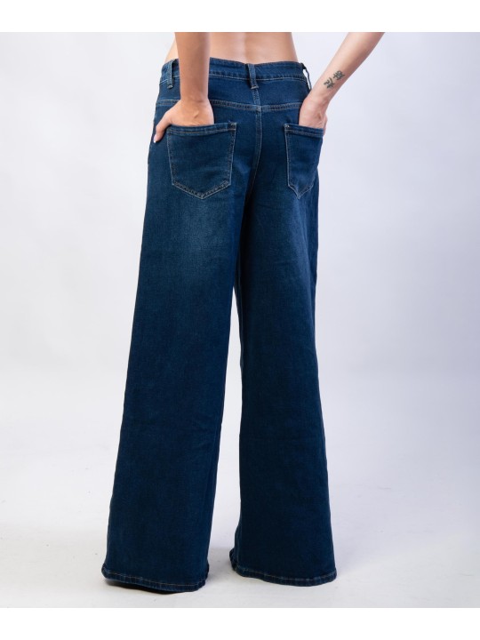 Pantaloni Jeans a Palazzo