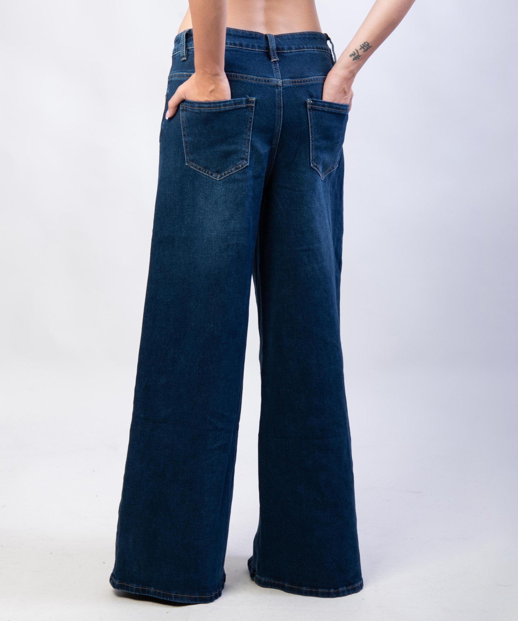 Pantaloni Jeans a Palazzo