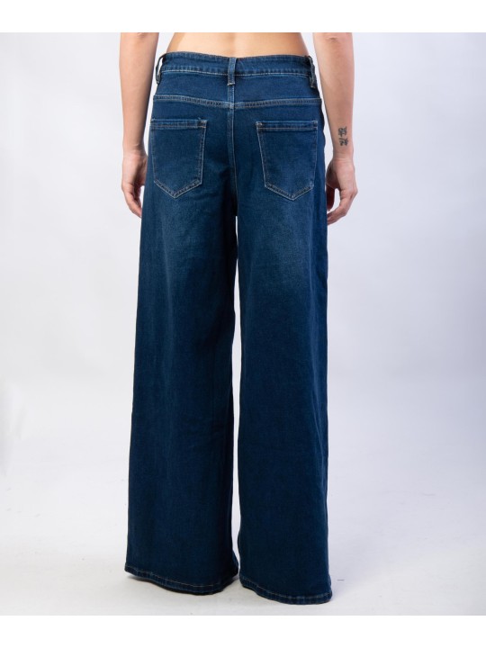 Pantaloni Jeans a Palazzo