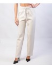 Pantaloni a palazzo in maglia