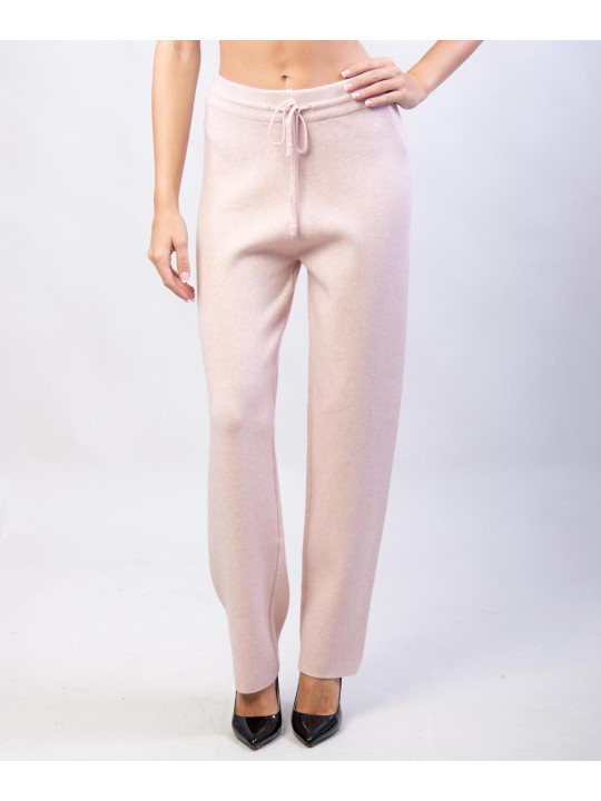 Pantaloni a palazzo in maglia
