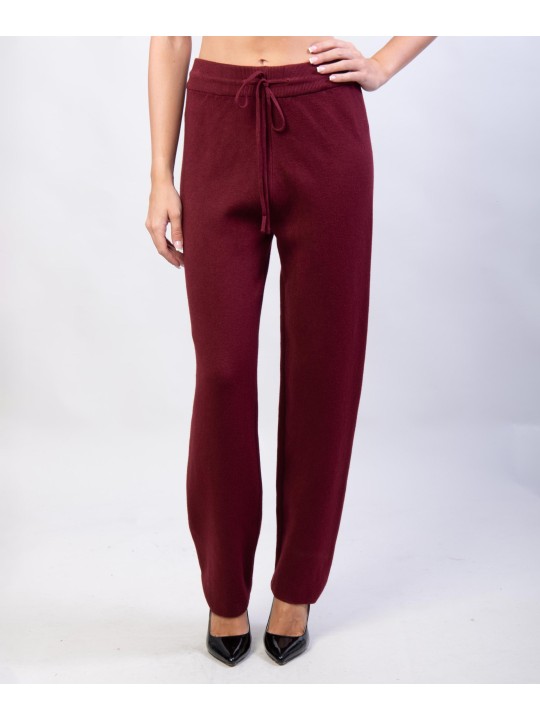 Pantaloni a palazzo in maglia