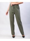 Pantaloni a palazzo in maglia