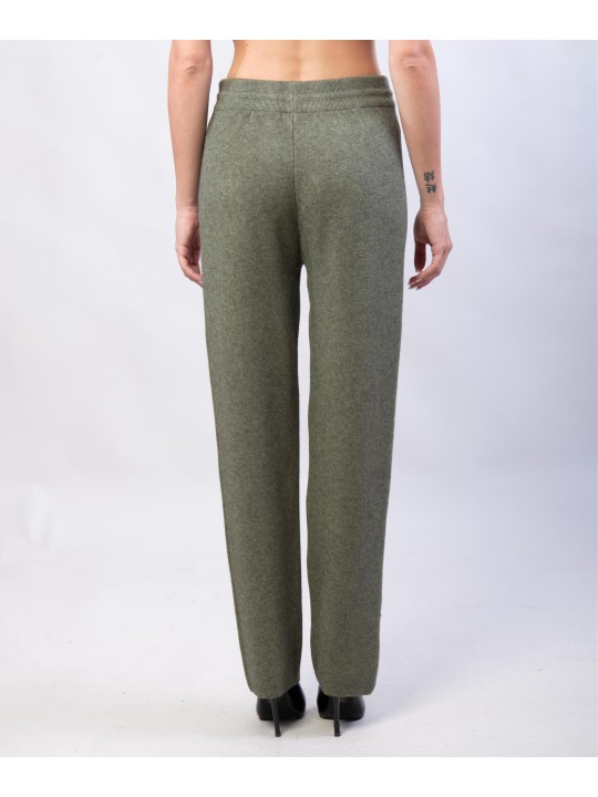 Pantaloni a palazzo in maglia