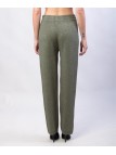 Pantaloni a palazzo in maglia