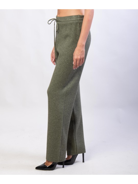 Pantaloni a palazzo in maglia