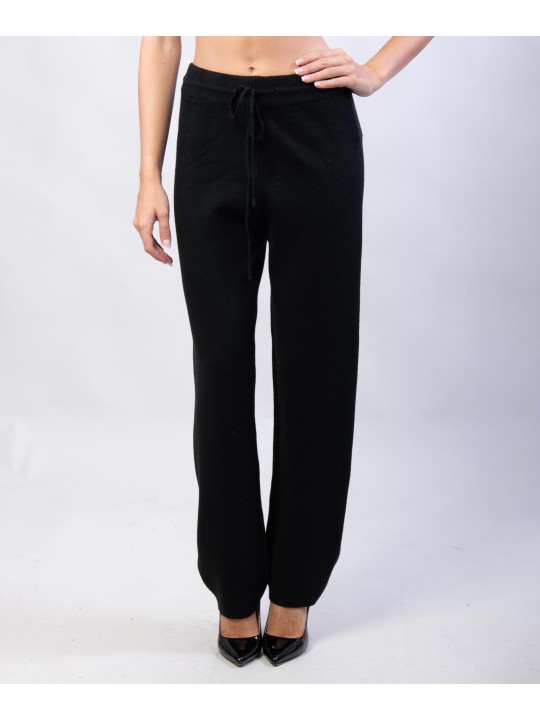 Pantaloni a palazzo in maglia