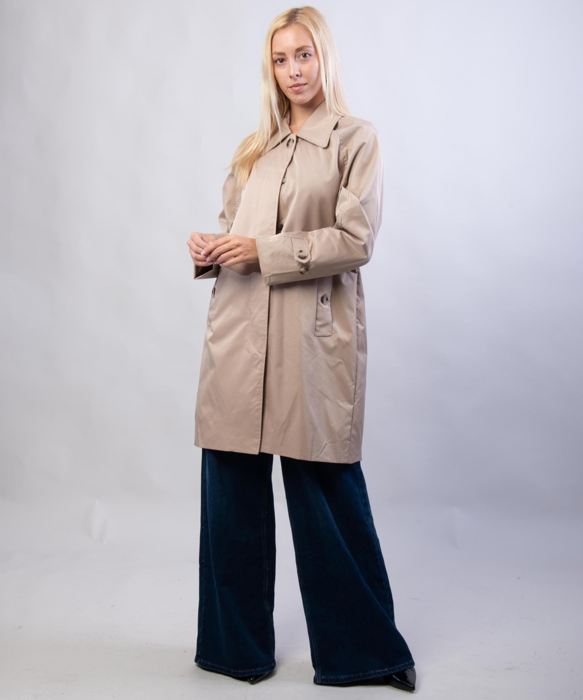 Cappotto Trench Raglan