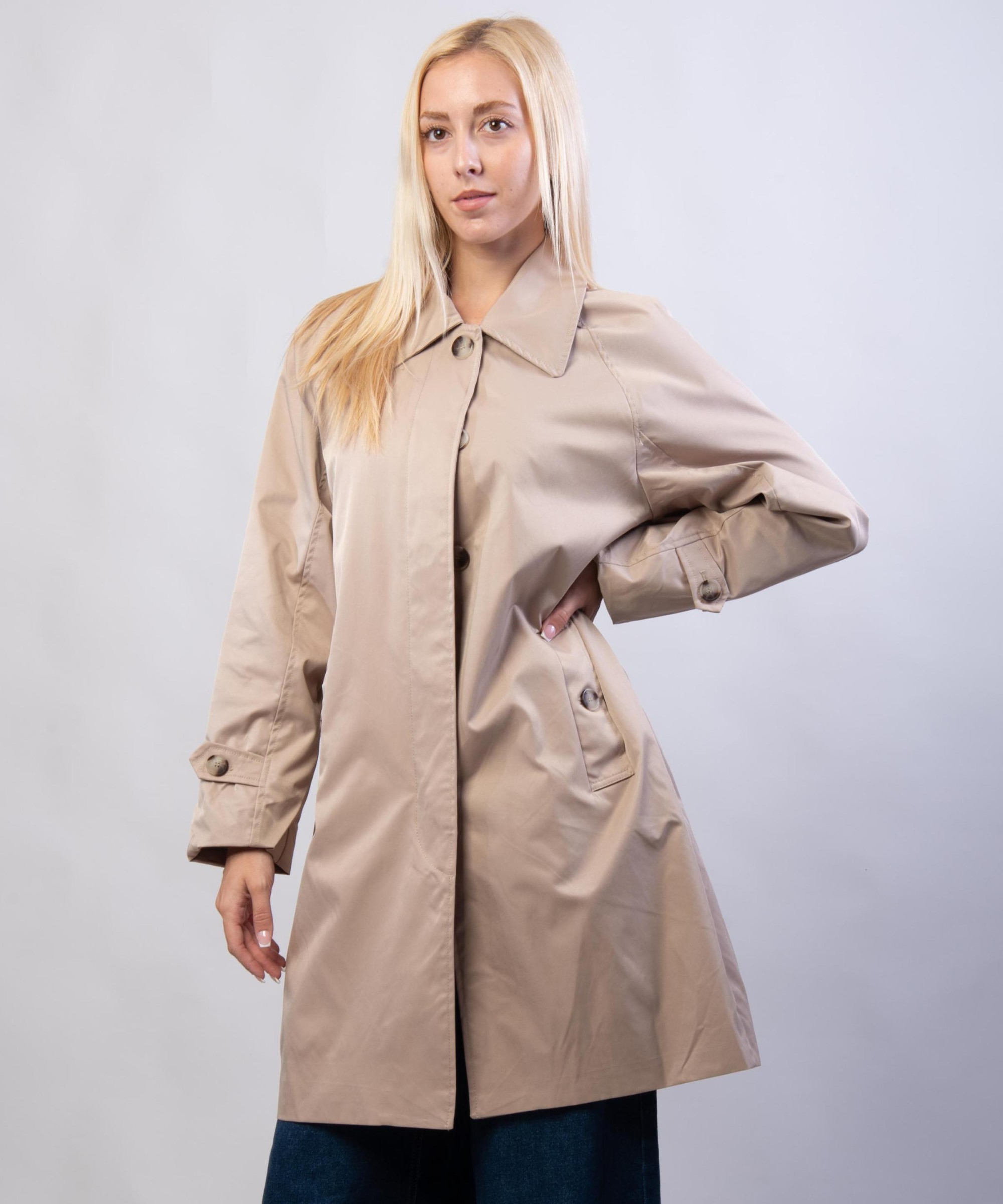 Cappotto Trench Raglan