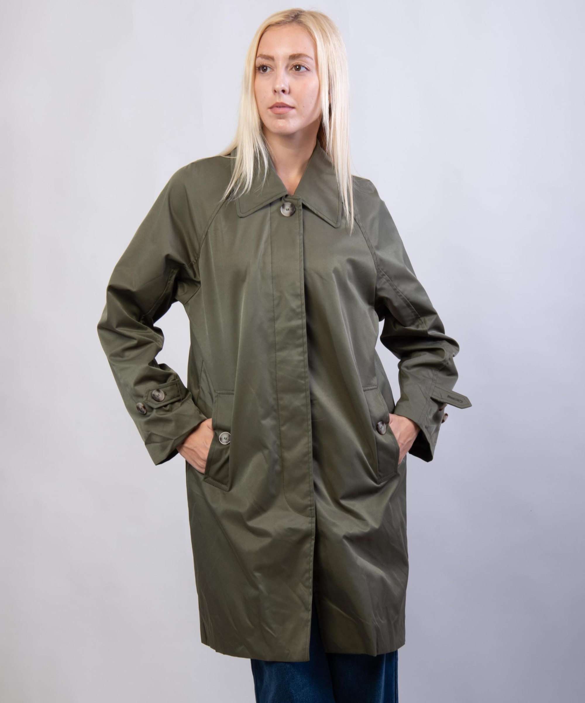 Cappotto Trench Raglan