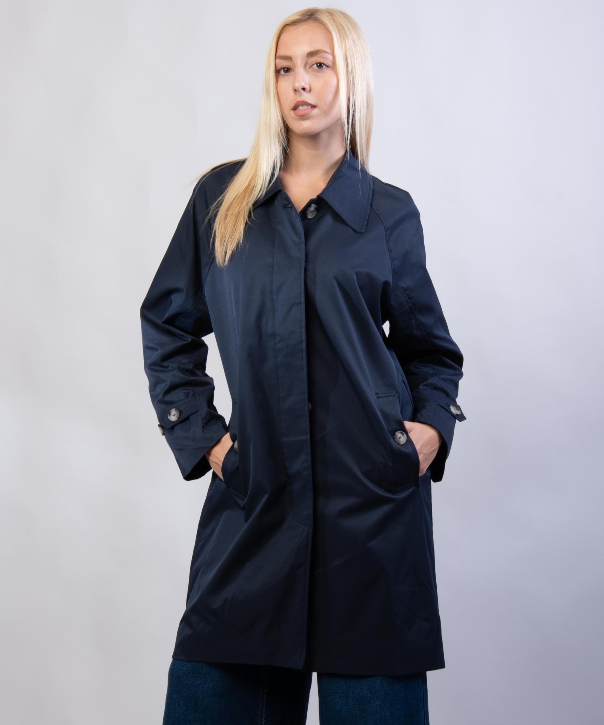 Cappotto Trench Raglan
