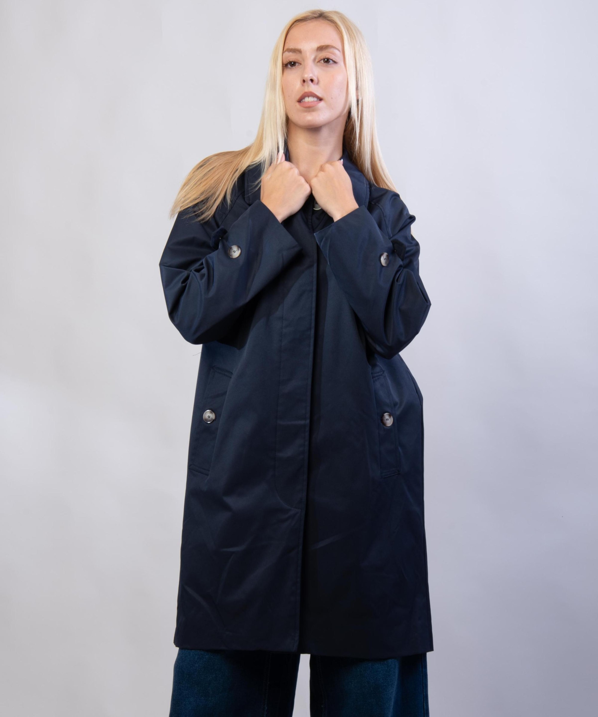 Cappotto Trench Raglan