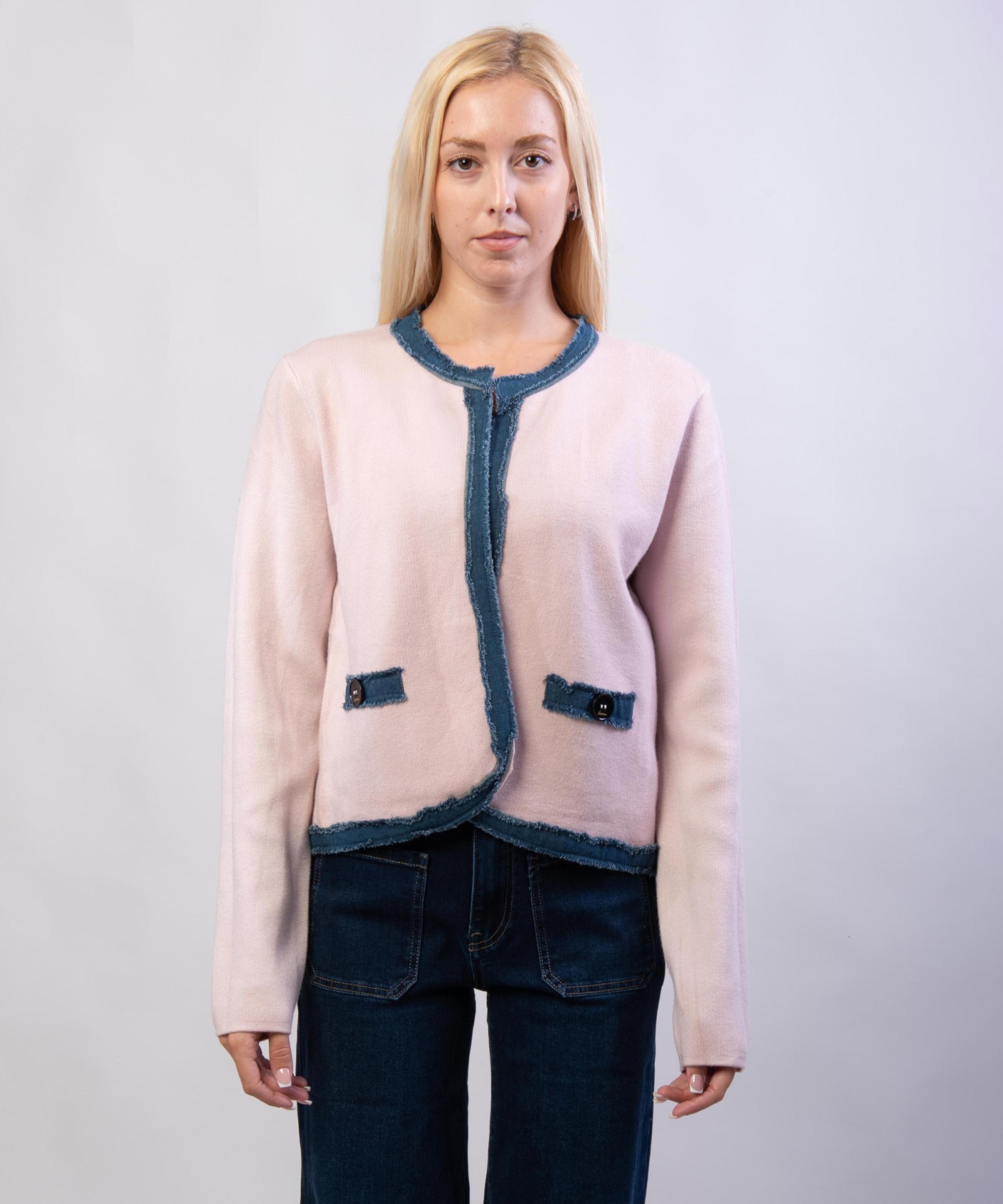 coprispalle doppio tessuto con borso in jeans