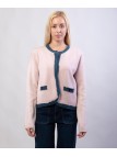 coprispalle doppio tessuto con borso in jeans